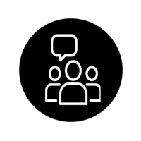 support icon black